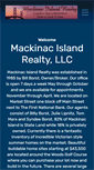 Mobile Screenshot of mackinacislandrealty.com